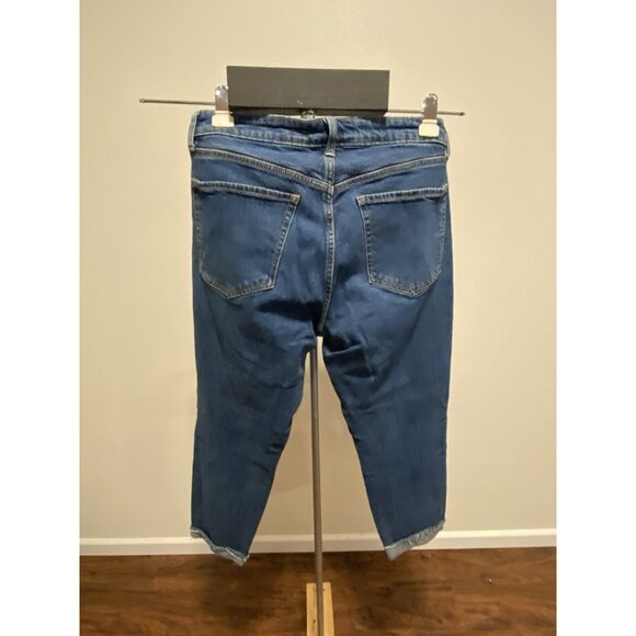 OLD NAVY WOMENS Size 12 O.G. STRAIGHT  32X25”High-Rise Jeans - Picture 10 of 16